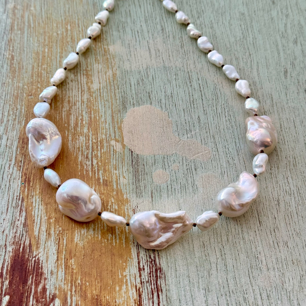 Fireball Pearl Necklace