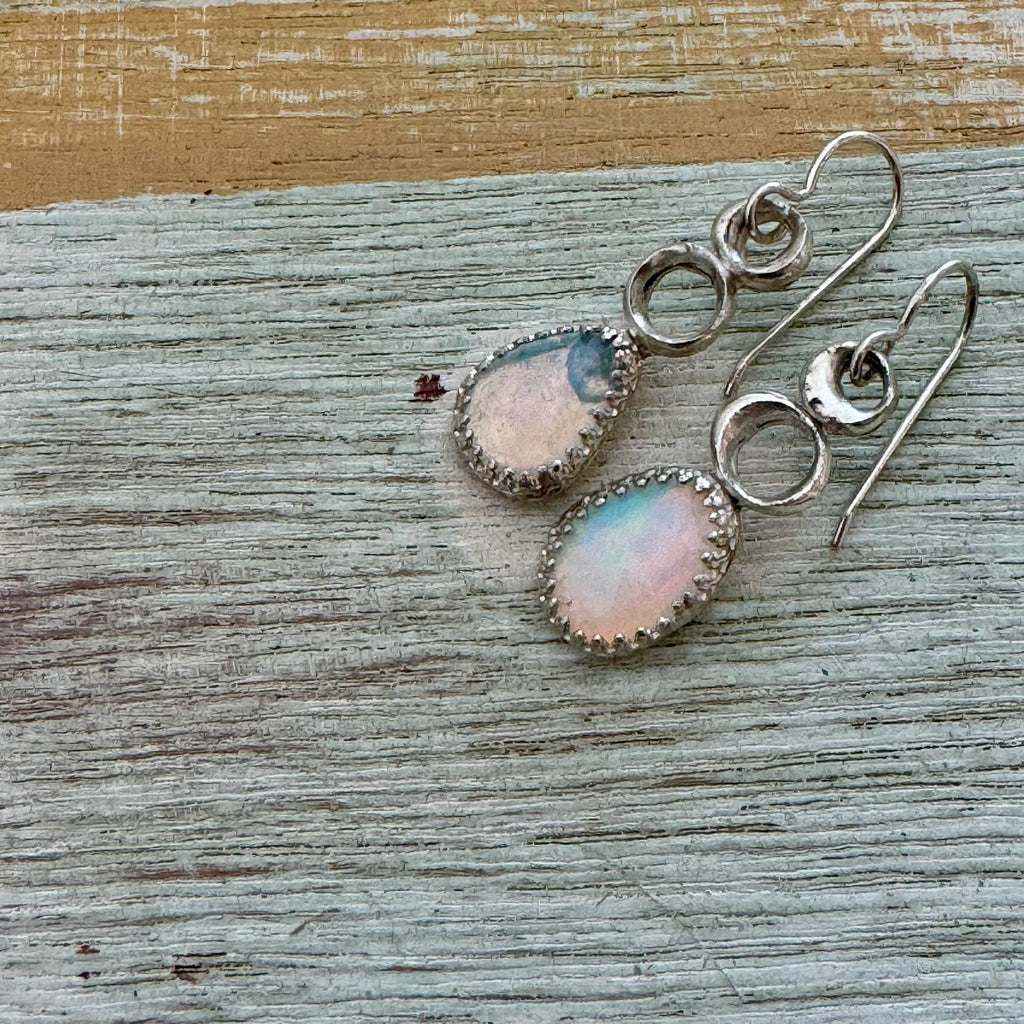 Opal Asymmetric  Earrings