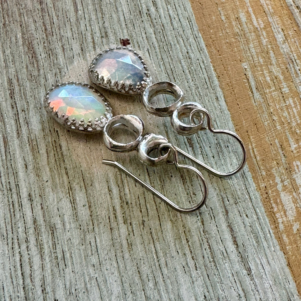 Opal Asymmetric  Earrings