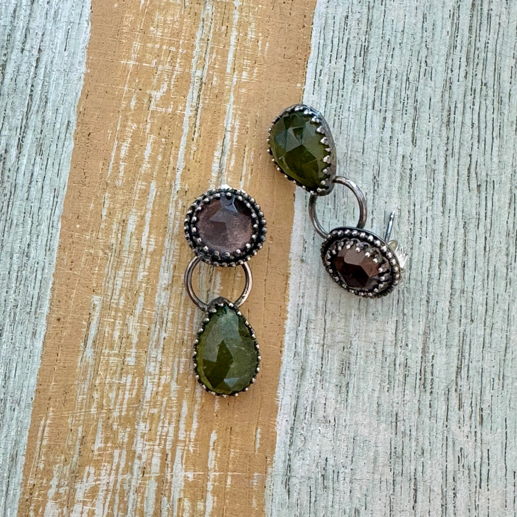 Vesuvianite Earrings