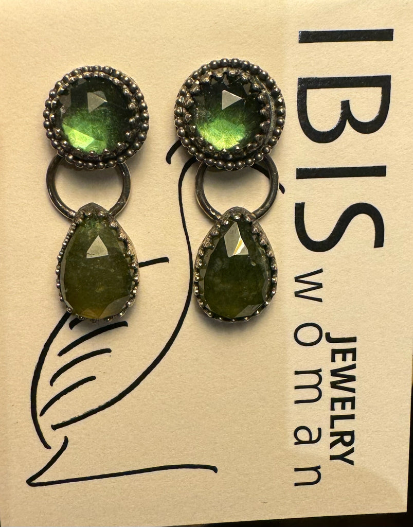 Vesuvianite Earrings