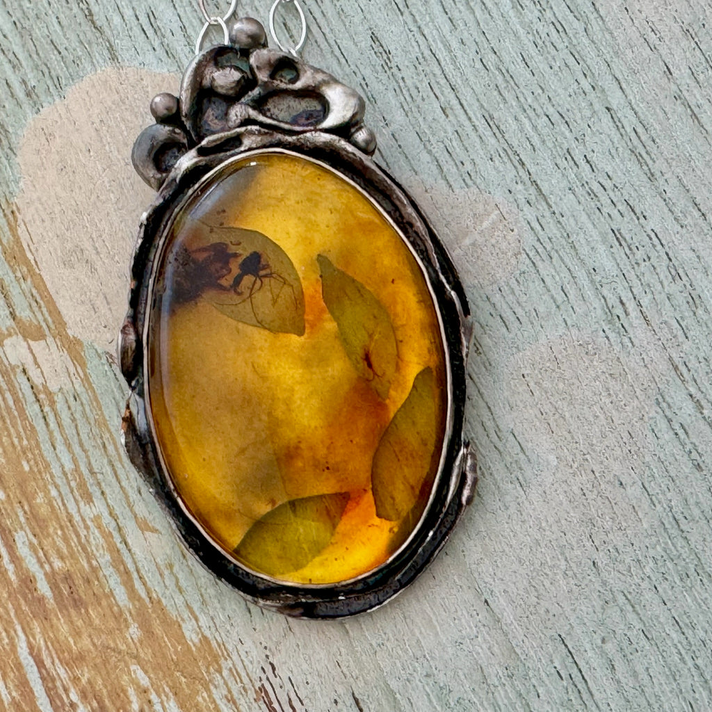 Baltic Amber Inclusion Pendant