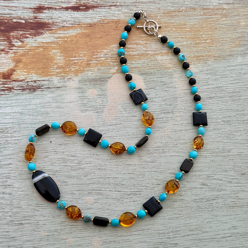 Amber & Turquoise Mix