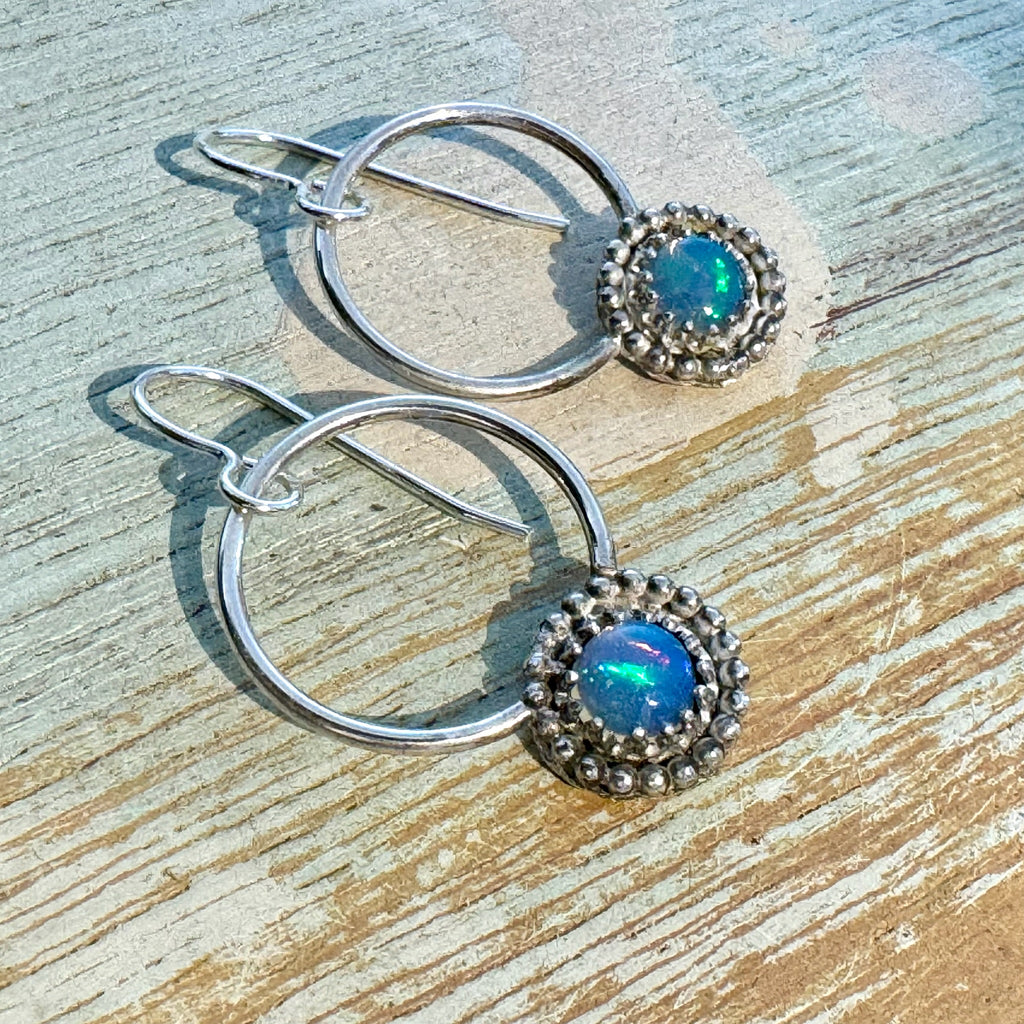 Opal Earrings