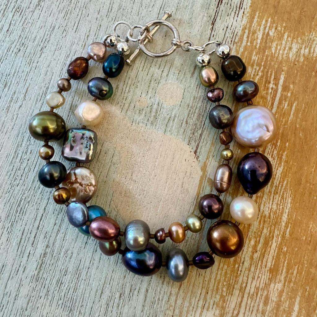 Double Strand Pearl Bracelet