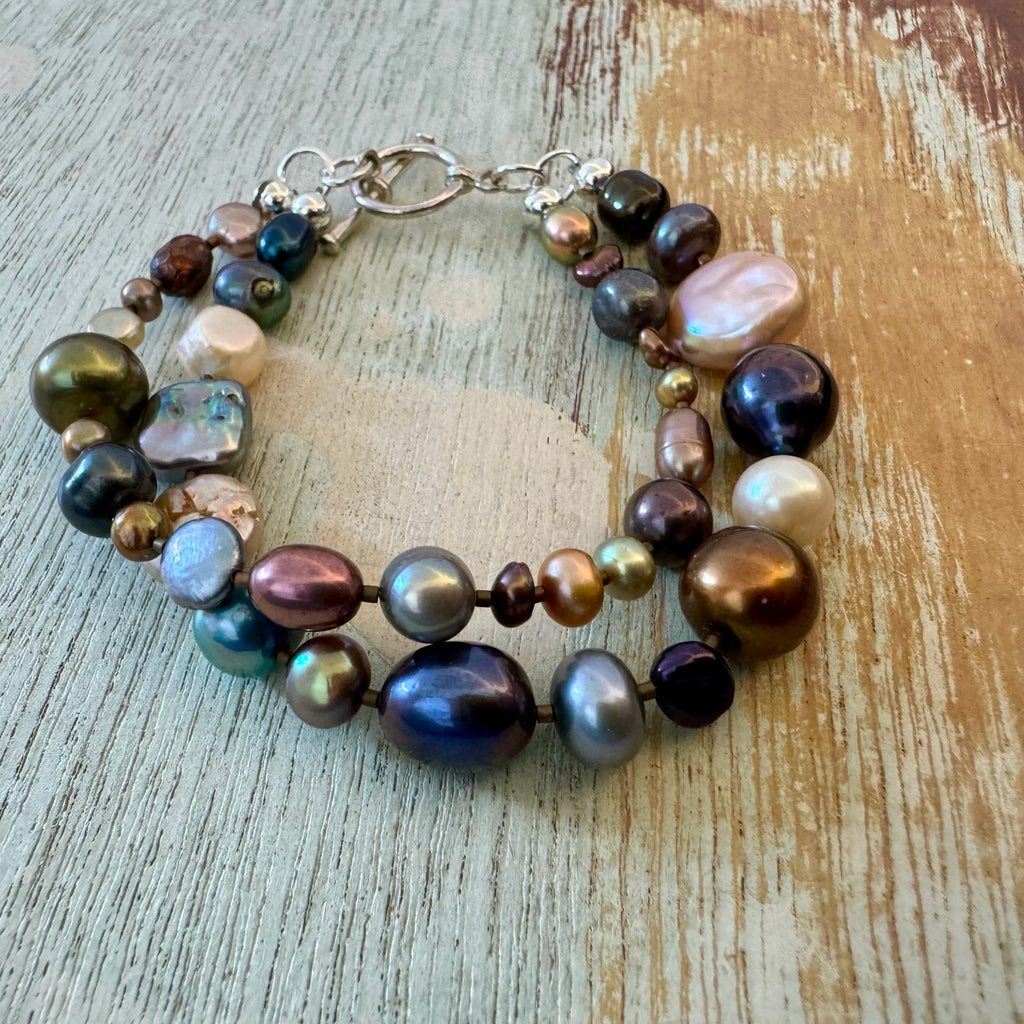 Double Strand Pearl Bracelet