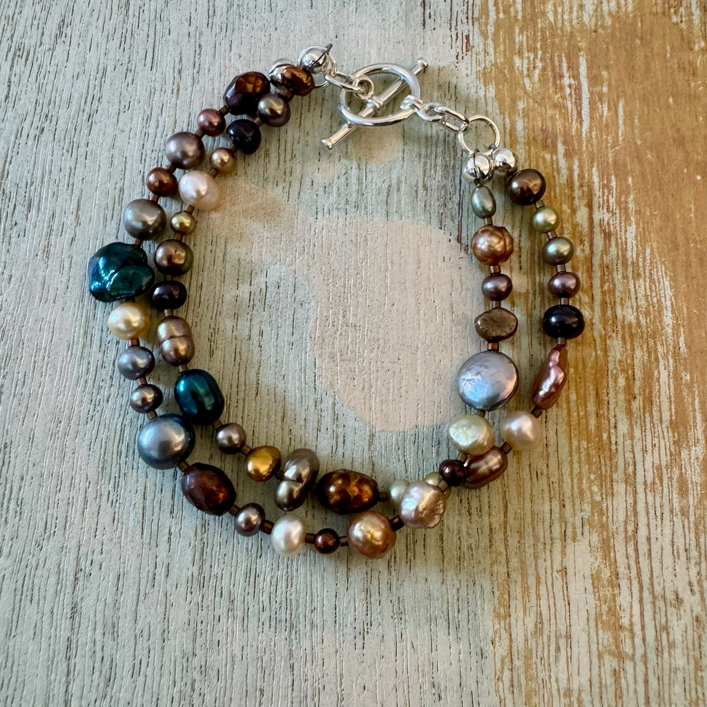 Double Strand Pearl Bracelet