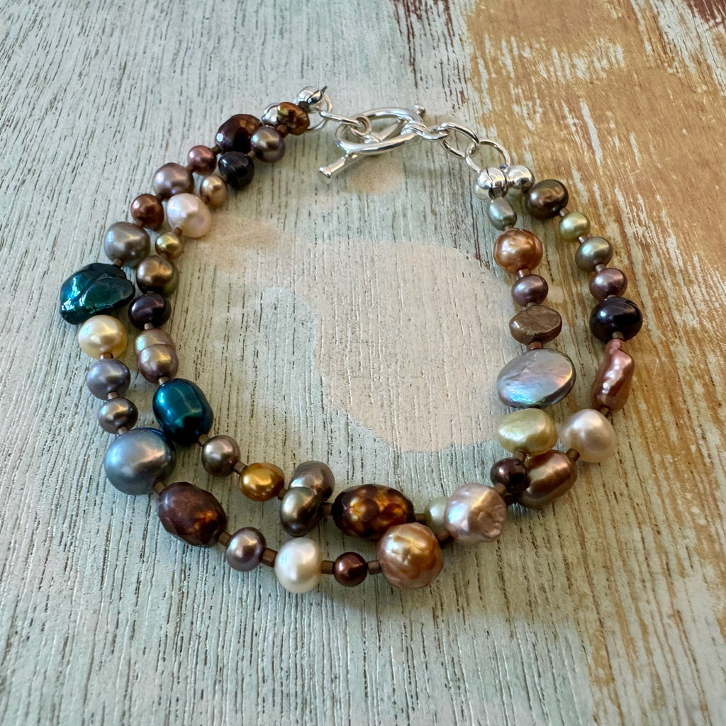 Double Strand Pearl Bracelet