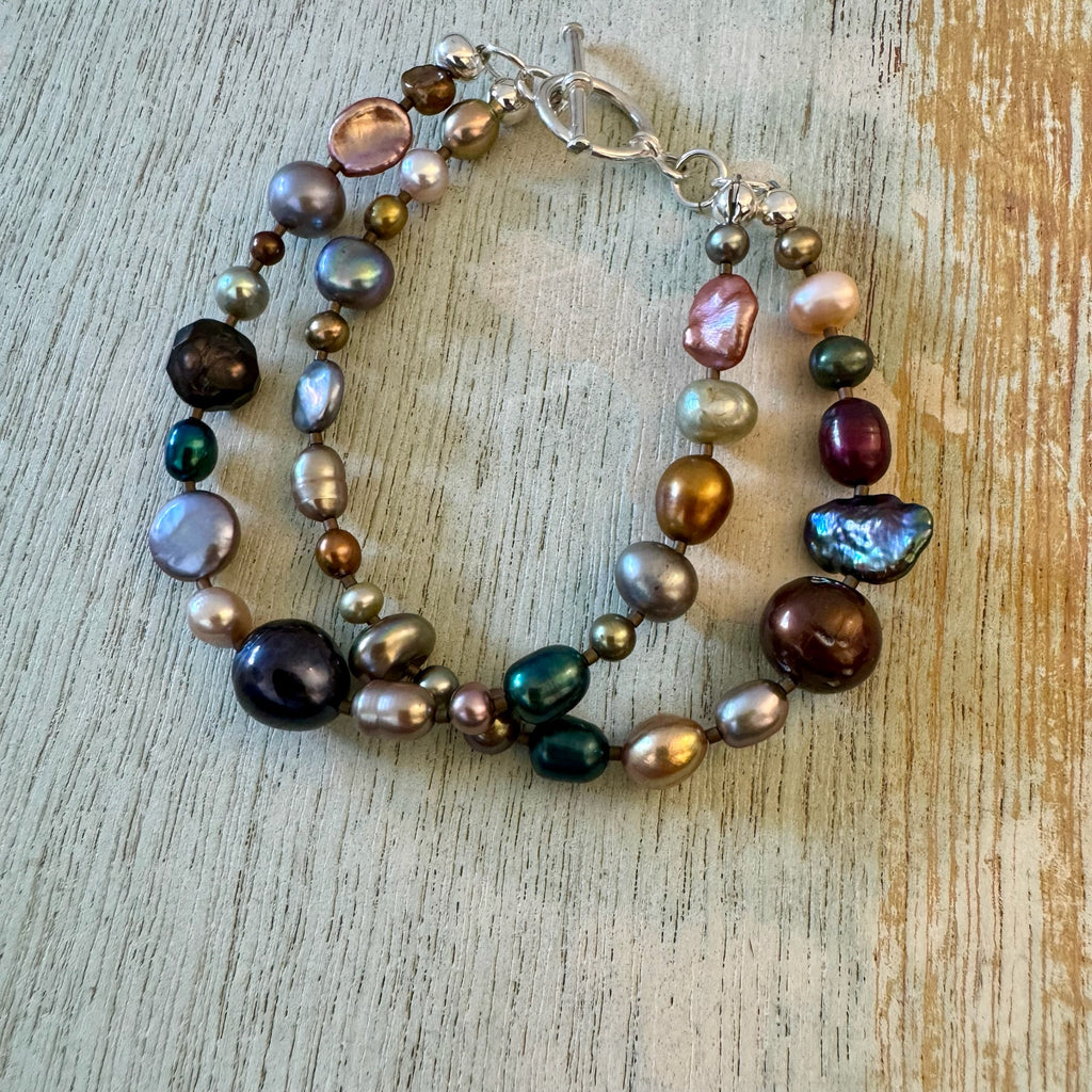 Double-Strand Pearl Bracelet