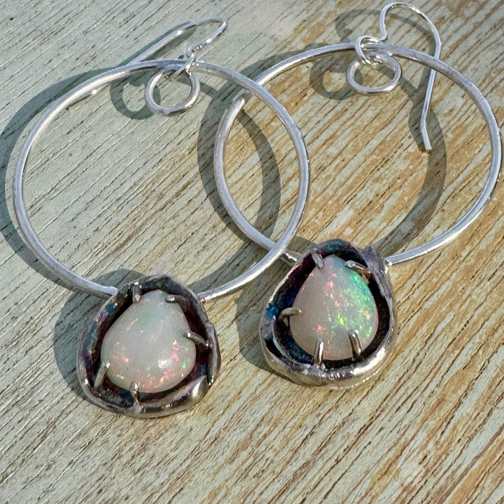 Opal  Earrings