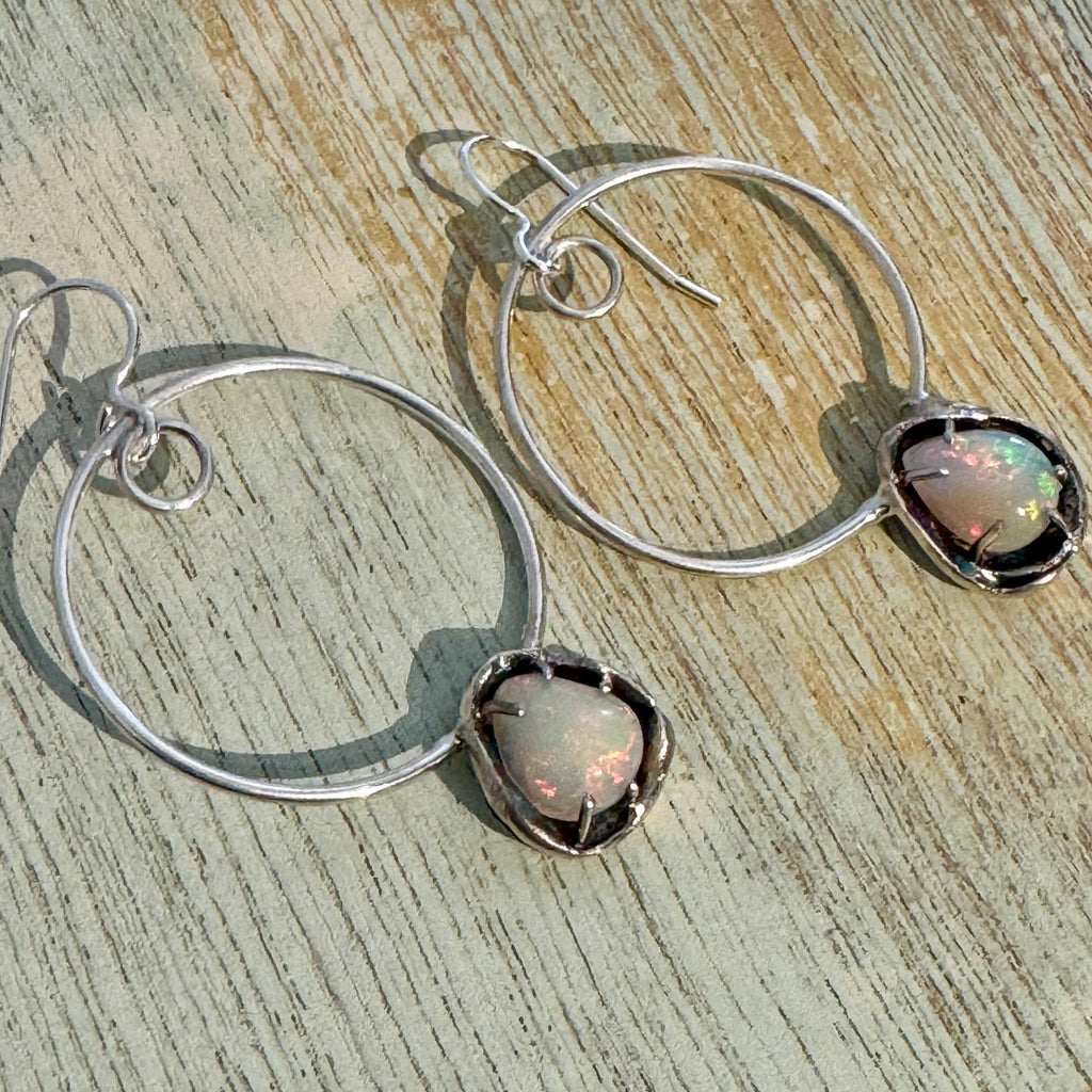 Opal  Earrings