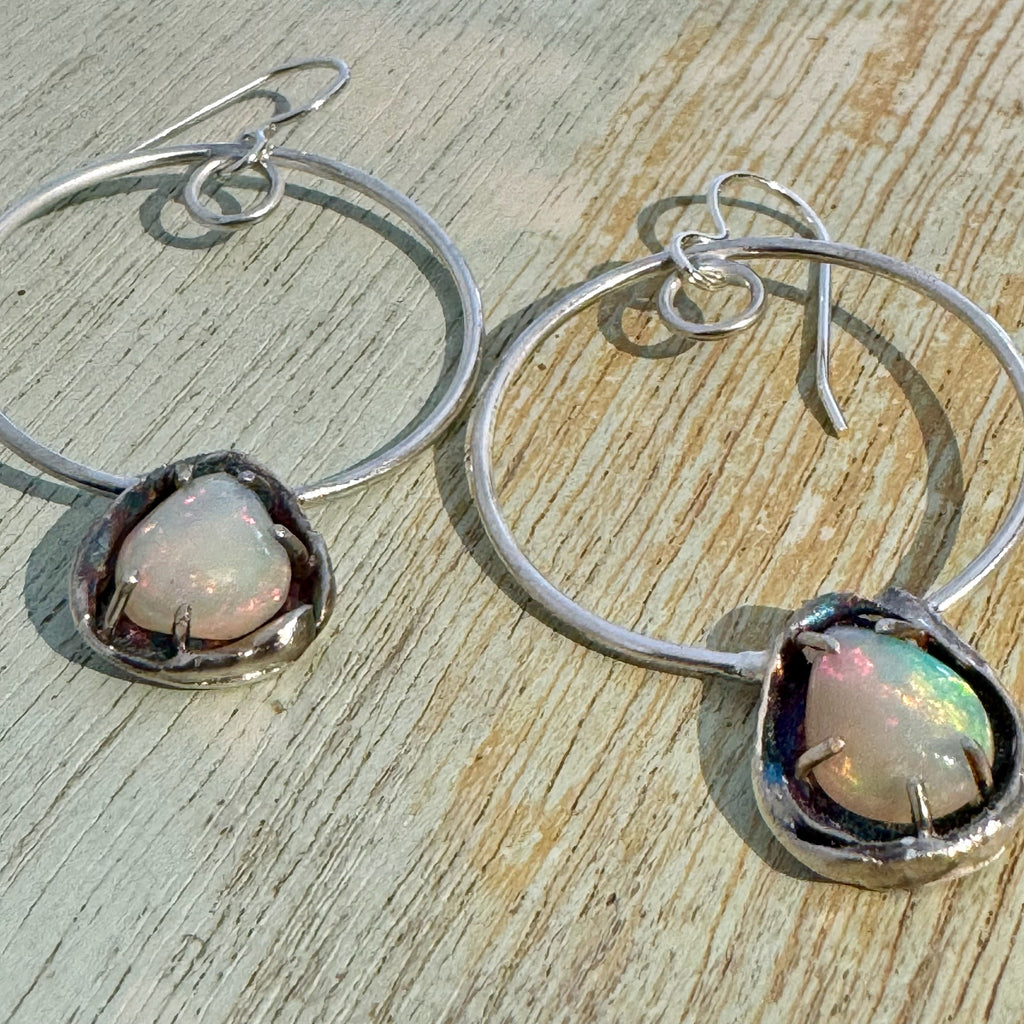 Opal  Earrings