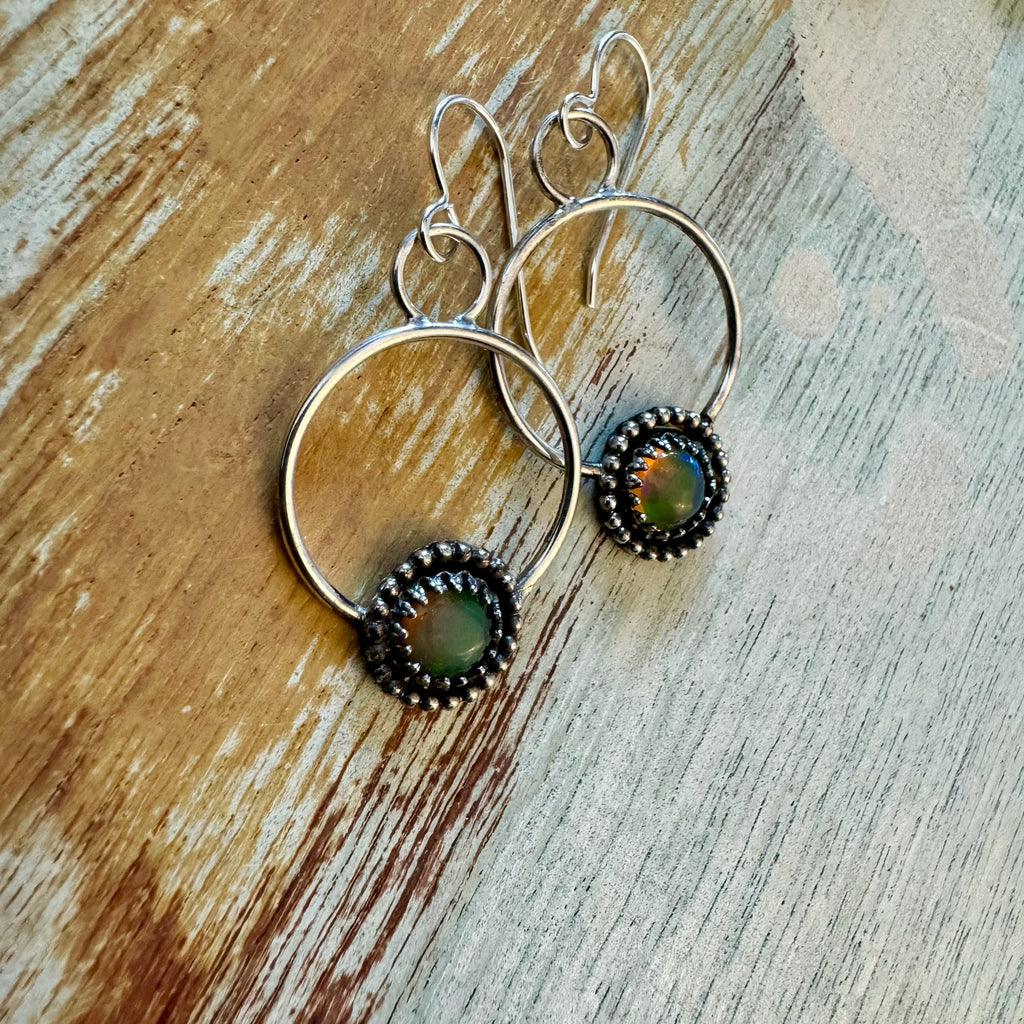 Opal Earrings