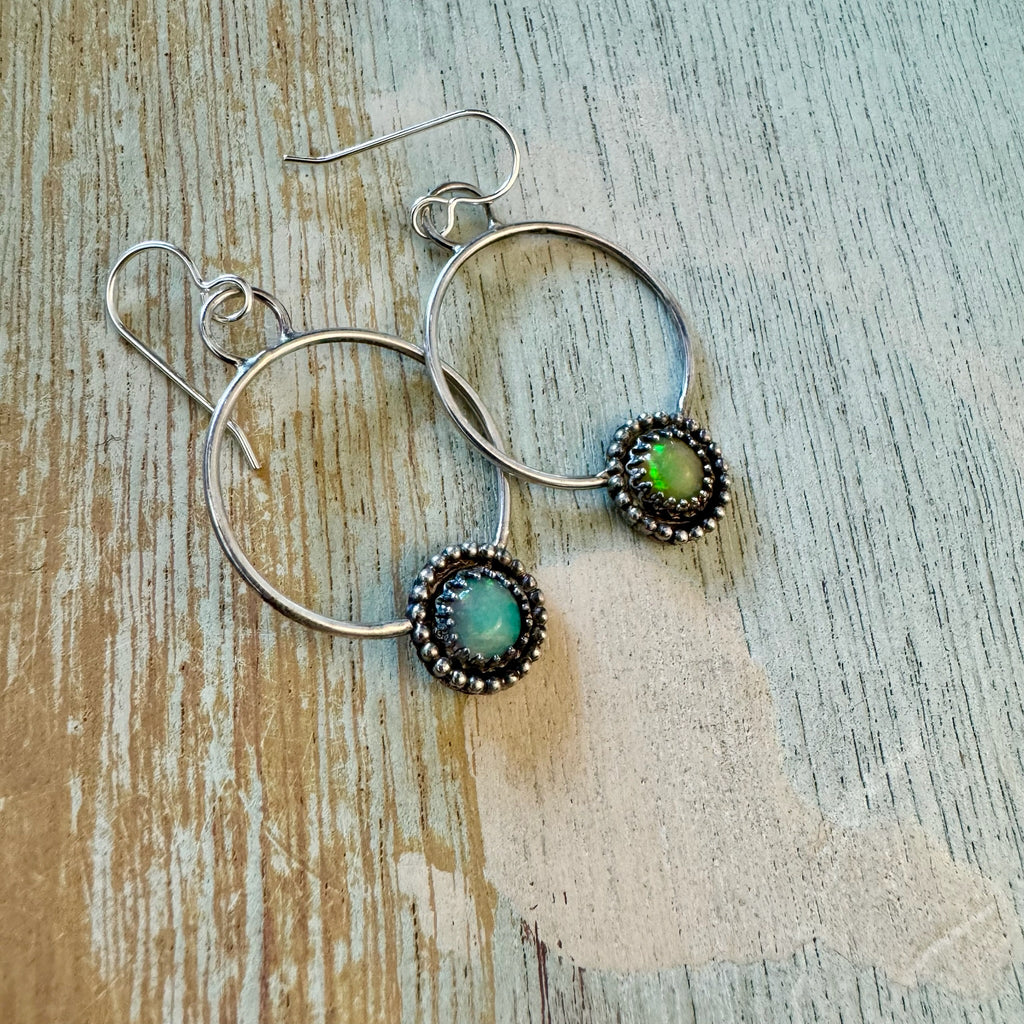 Opal Earrings