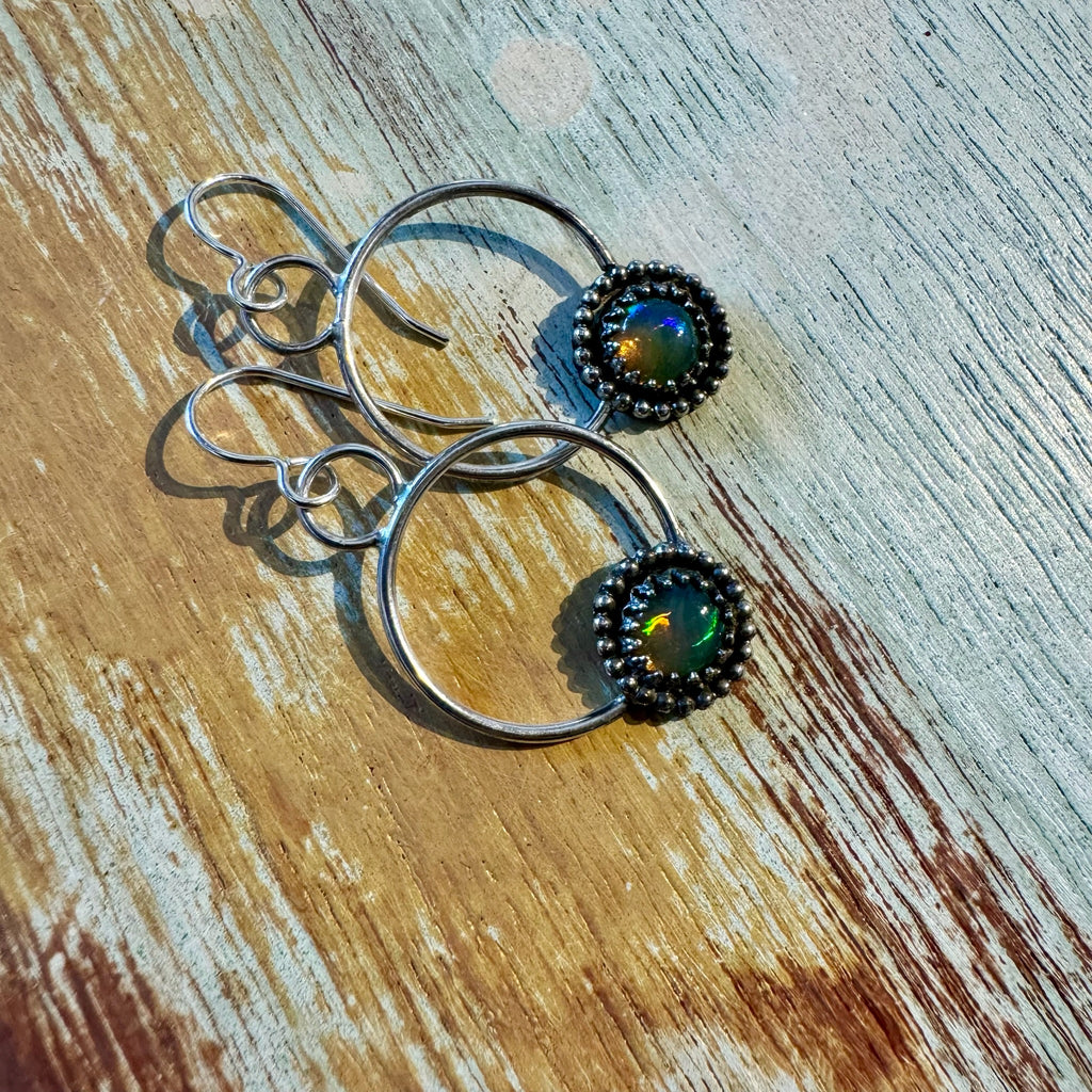 Opal Earrings