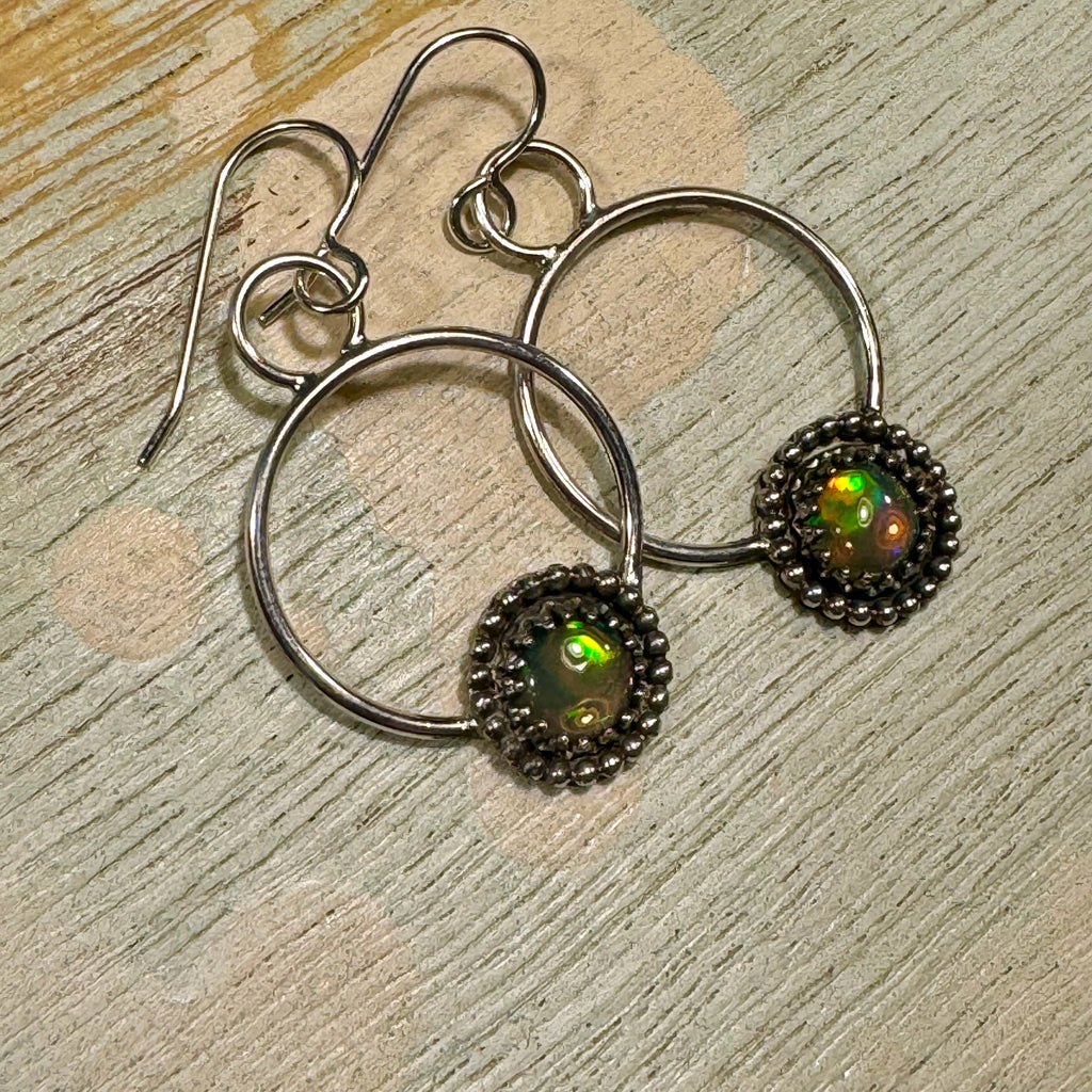 Opal Earrings