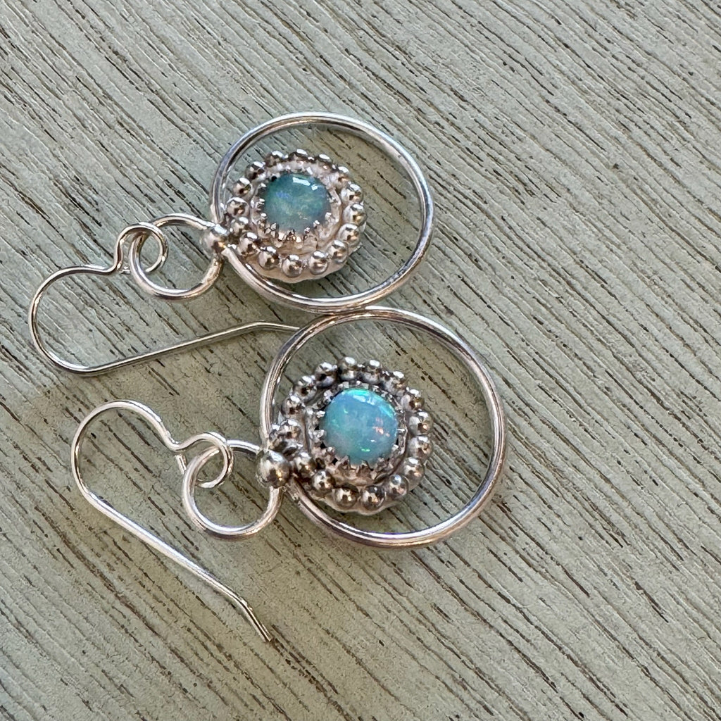 Opal Earrings