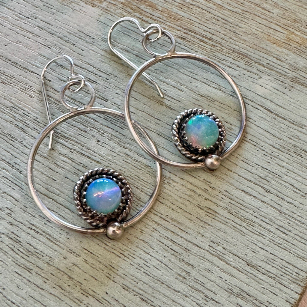 Opal Earrings