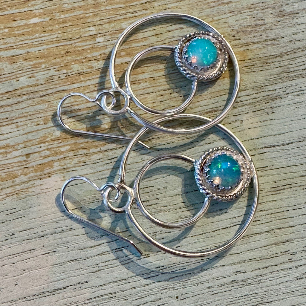 Opal  Earrings