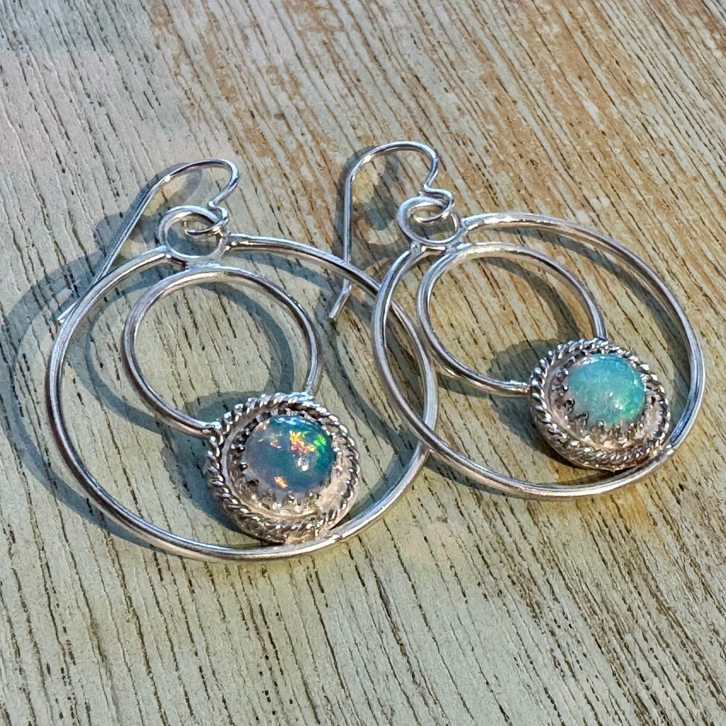 Opal  Earrings