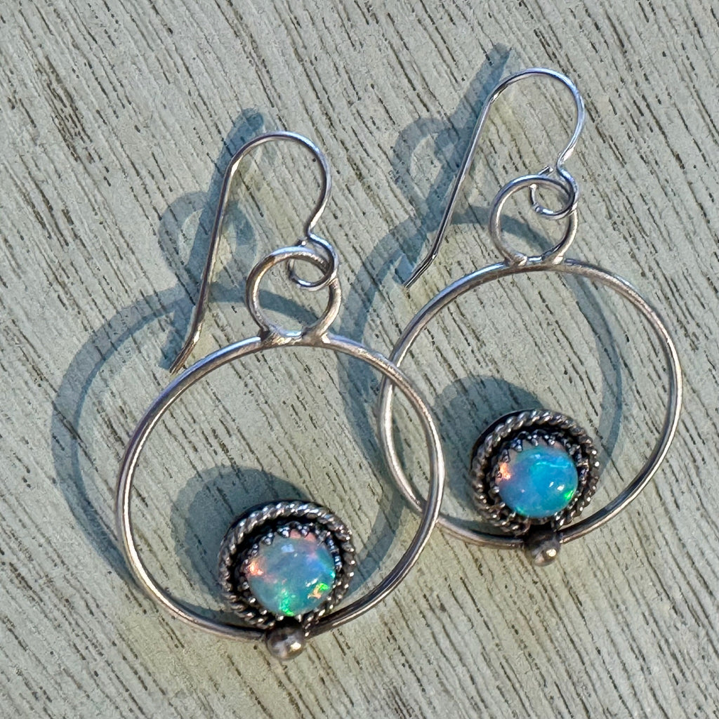 Opal Earrings