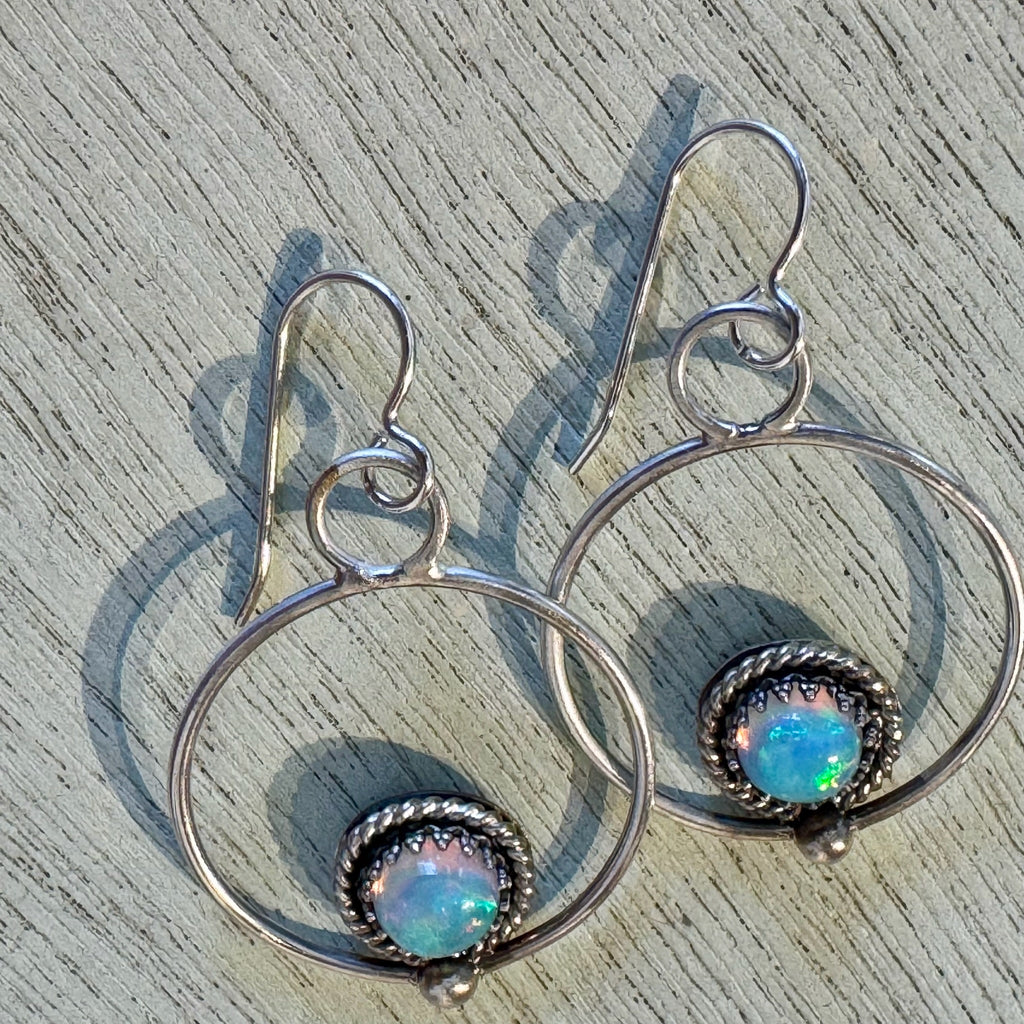 Opal Earrings