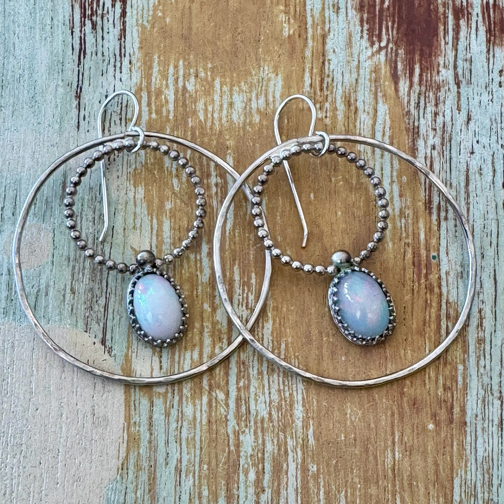 Opal  Earrings