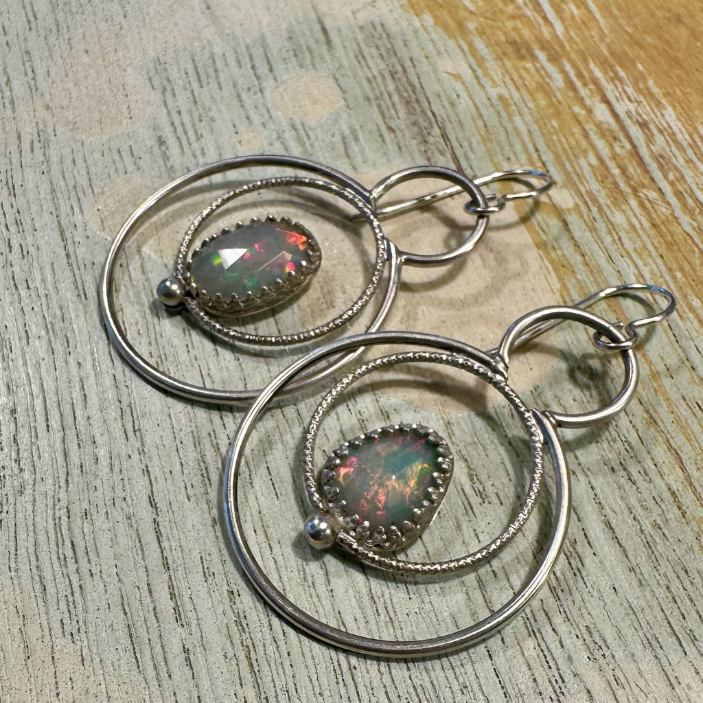 Opal  Earrings