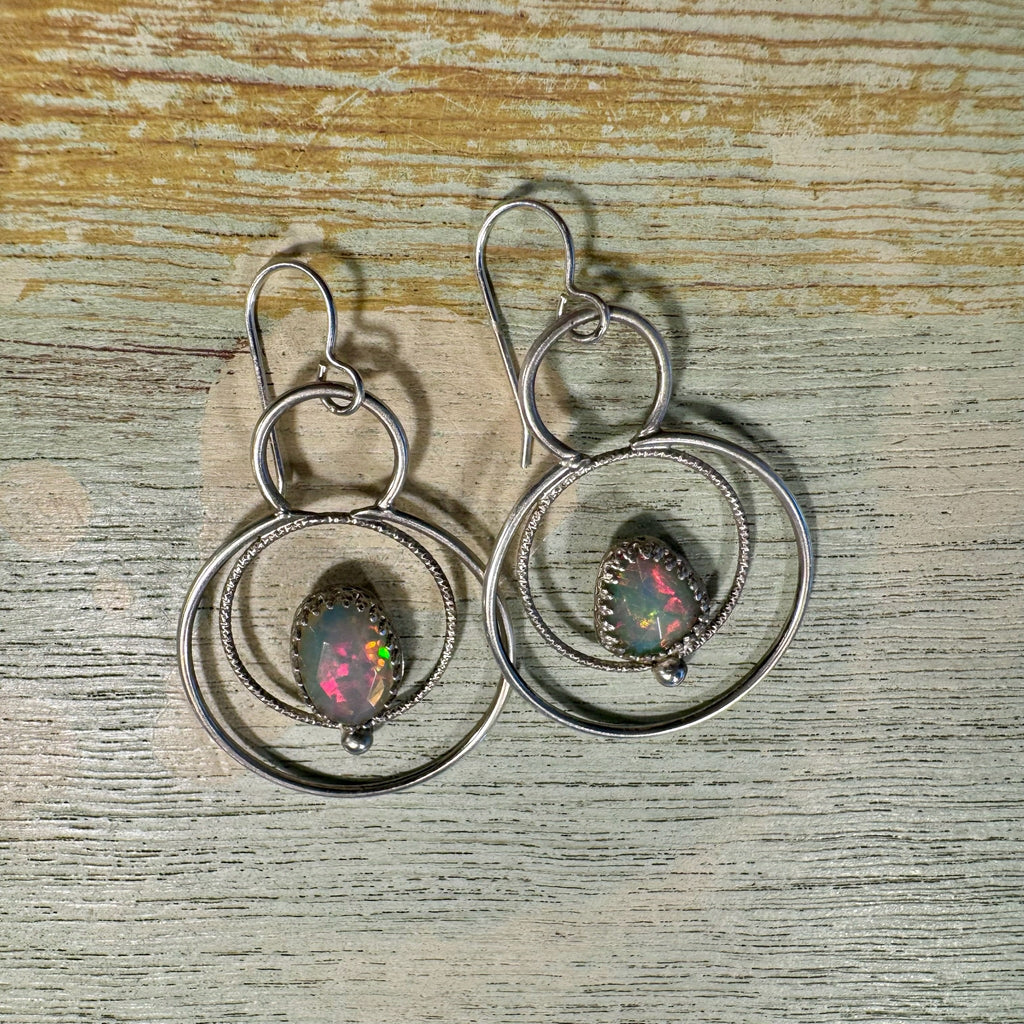 Opal  Earrings