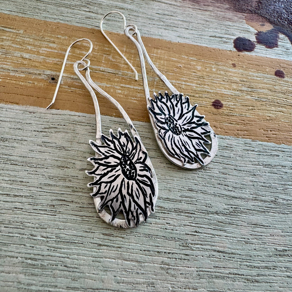 Sunflower Earrings