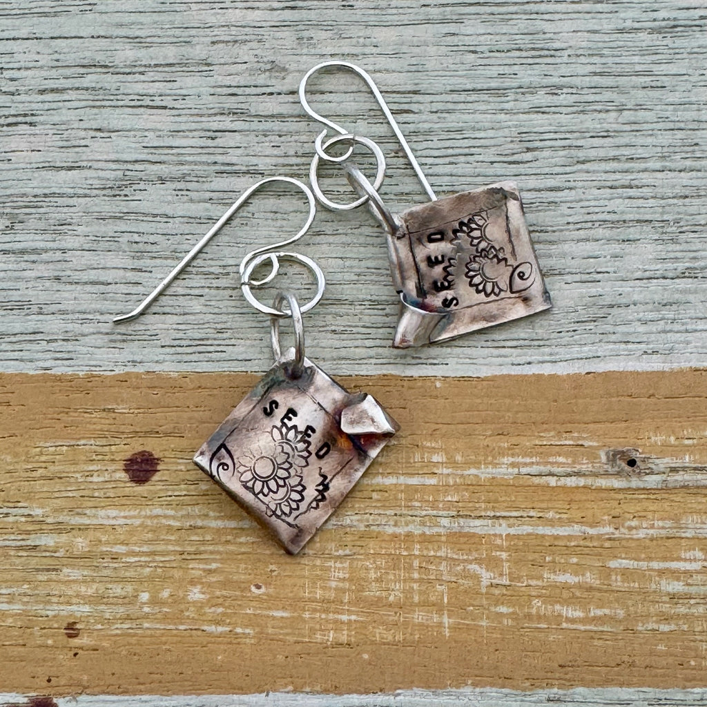 Seed Packet Earrings