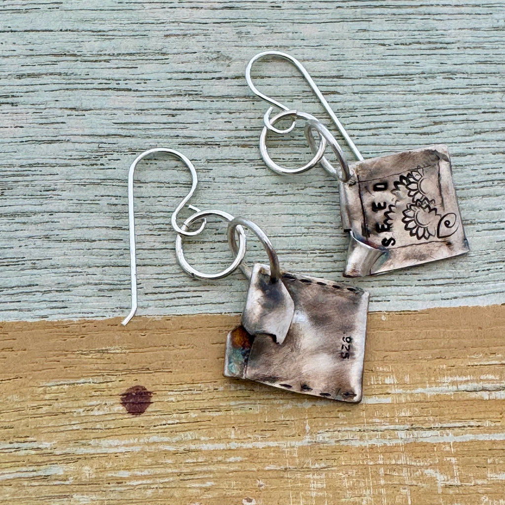 Seed Packet Earrings