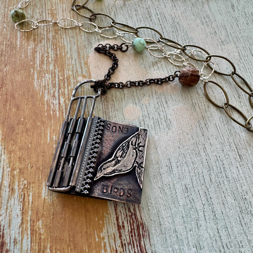 Songbird Book Necklace