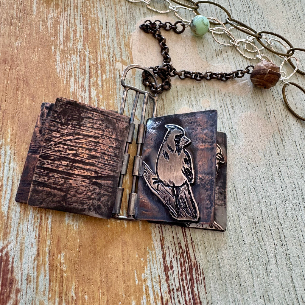 Songbird Book Necklace