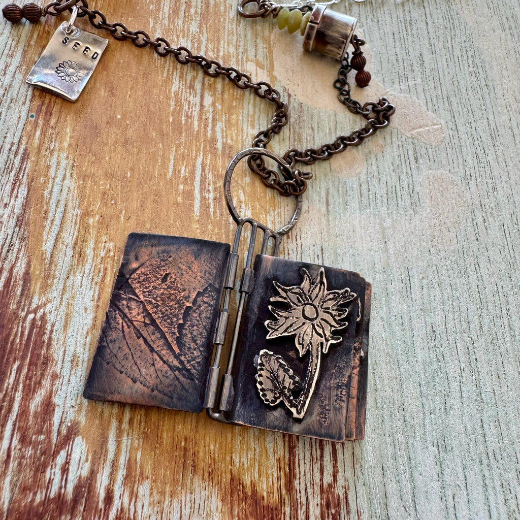 Little Book of Flowers Necklace