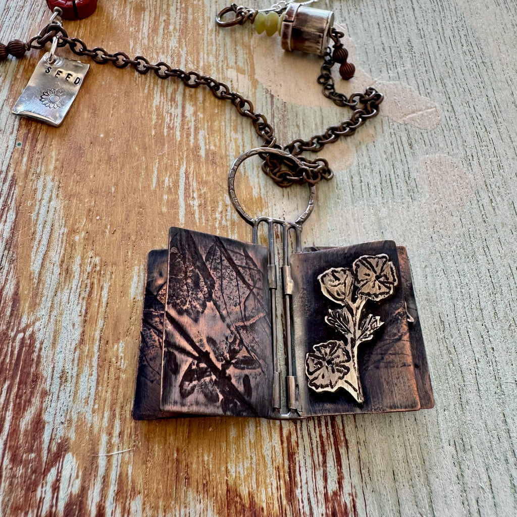 Little Book of Flowers Necklace